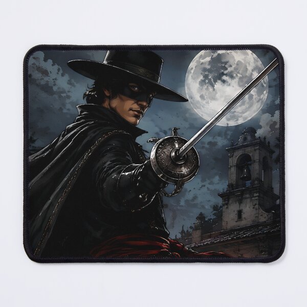 Item preview, Zorro Don Diego de la Vega – Masked Swordsman Under the Full Moon designed and sold by Amr Siam.