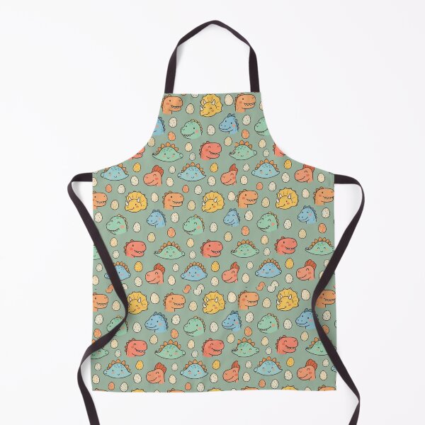 Item preview, Cute Dinosaur Faces Seamless Pastel Pattern designed and sold by StickVerse by Owais.