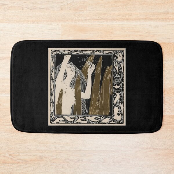 Item preview, July  an allegorical vintage calendar print for Ver Sacrum designed and sold by stevepaint.