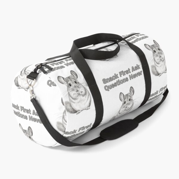 Item preview, Snacking Chinchilla Foodie Humor Pencil Sketch designed and sold by NatureUnleashed.