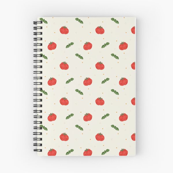 Item preview, Fresh Tomato & Basil – Sweet Italian Summer Pattern - small scale designed and sold by somecallmeninastudio .