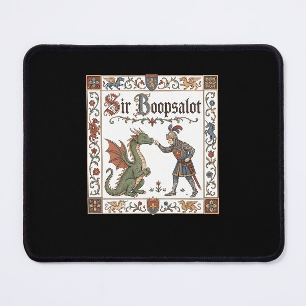 Item preview, Sir Boopsalot Medieval Dragon Knight Fantasy Humor designed and sold by ViniBall.