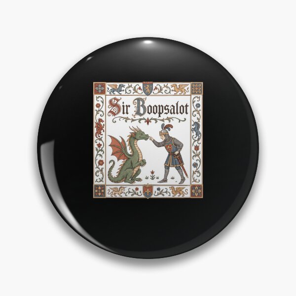 Item preview, Sir Boopsalot Medieval Dragon Knight Fantasy Humor designed and sold by ViniBall.