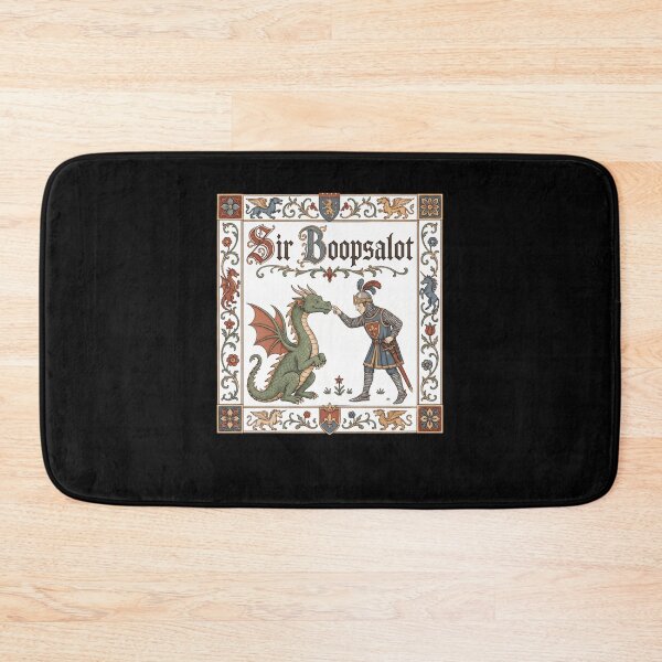 Item preview, Sir Boopsalot Medieval Dragon Knight Fantasy Humor designed and sold by ViniBall.