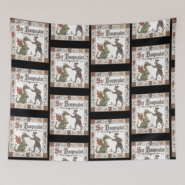 Item preview, Sir Boopsalot Medieval Dragon Knight Fantasy Humor designed and sold by ViniBall.