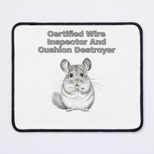 Item preview, Naughty Chinchilla Fake Job Title Sketch Design designed and sold by NatureUnleashed.