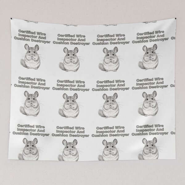 Item preview, Naughty Chinchilla Fake Job Title Sketch Design designed and sold by NatureUnleashed.
