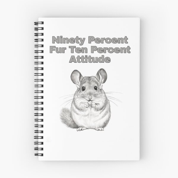Item preview, Sassy Fluffy Chinchilla Attitude Pencil Sketch designed and sold by NatureUnleashed.