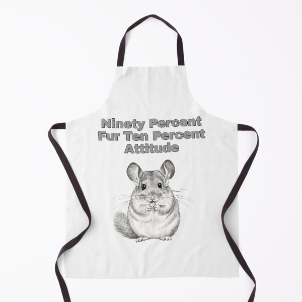 Item preview, Sassy Fluffy Chinchilla Attitude Pencil Sketch designed and sold by NatureUnleashed.