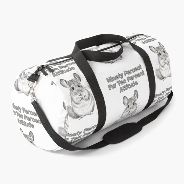 Item preview, Sassy Fluffy Chinchilla Attitude Pencil Sketch designed and sold by NatureUnleashed.
