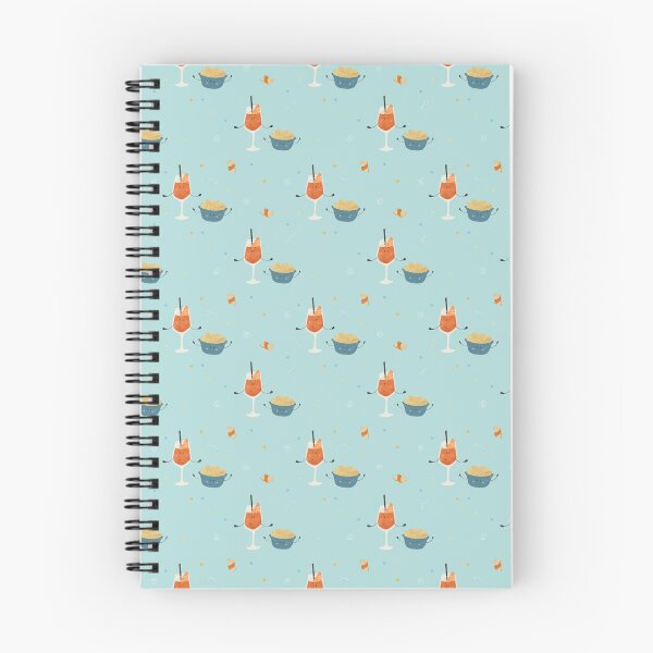 Item preview, Kawaii Spritz & Chips – Cute Italian Aperitivo Pattern - small scale designed and sold by somecallmeninastudio .