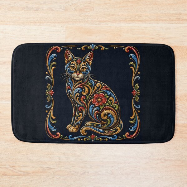 Item preview, Fileteado Cat – Art and Tradition of Buenos Aires designed and sold by Esencia Argentina.