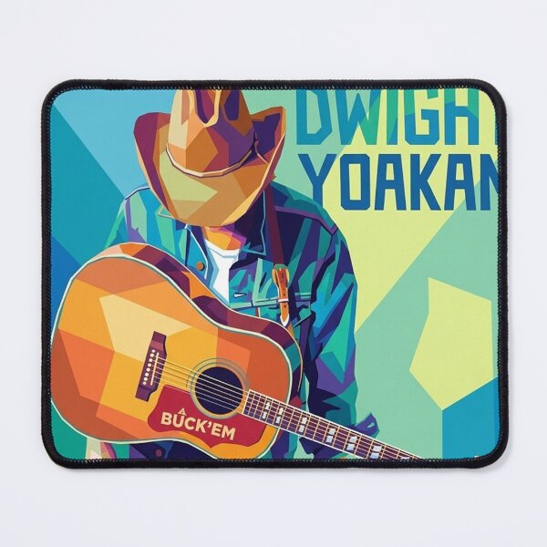 Item preview, Dwight Yoakam Guitarist Pop Art designed and sold by SiksisArt.