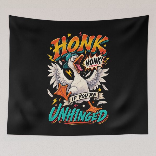 Item preview, Wild HONK Unhinged Goose designed and sold by Side Quest Co..