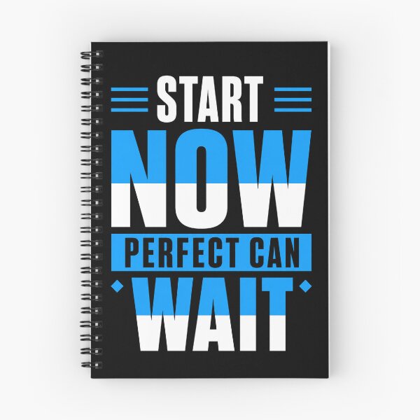 Item preview, Start Now – Action Over Perfection Motivational Quote designed and sold by the-dovlat.