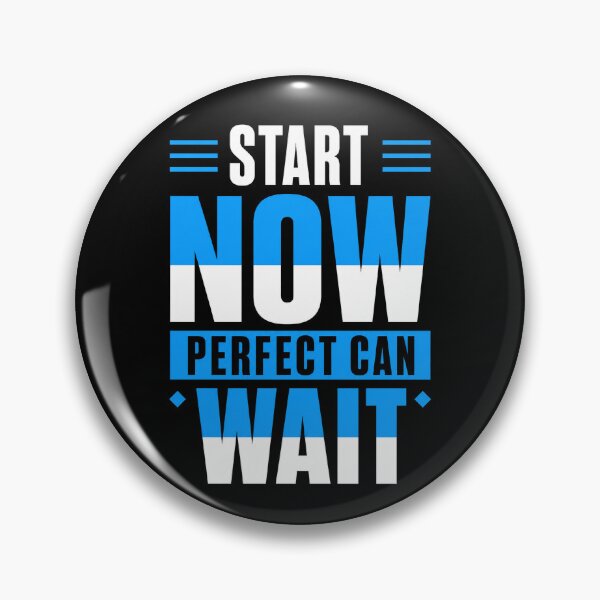 Item preview, Start Now – Action Over Perfection Motivational Quote designed and sold by the-dovlat.
