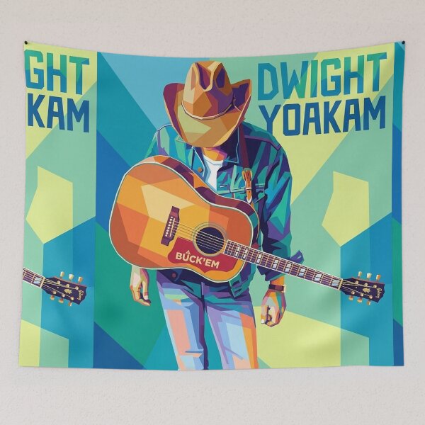 Item preview, Dwight Yoakam Guitarist Pop Art designed and sold by SiksisArt.