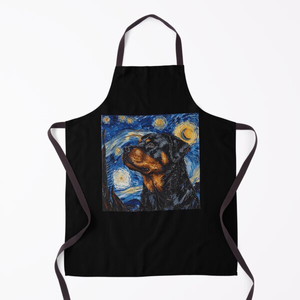 Item preview, Starry Night Rottweiler Artwork designed and sold by cerima.