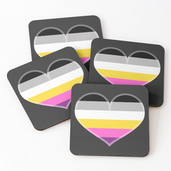 Item preview, Universal Asexual Pride Heart [Dark Edition] designed and sold by Roxzania.