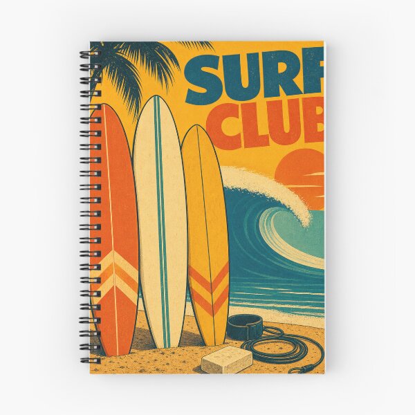 Item preview, Surfing Retro Sixties Art designed and sold by VisualArtsOasis.