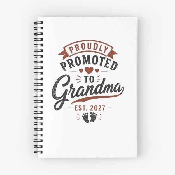 Item preview, Proudly Promoted To Grandma Est. 2027 New Grandmother Pregnancy Announcement designed and sold by JonesFlora2025.