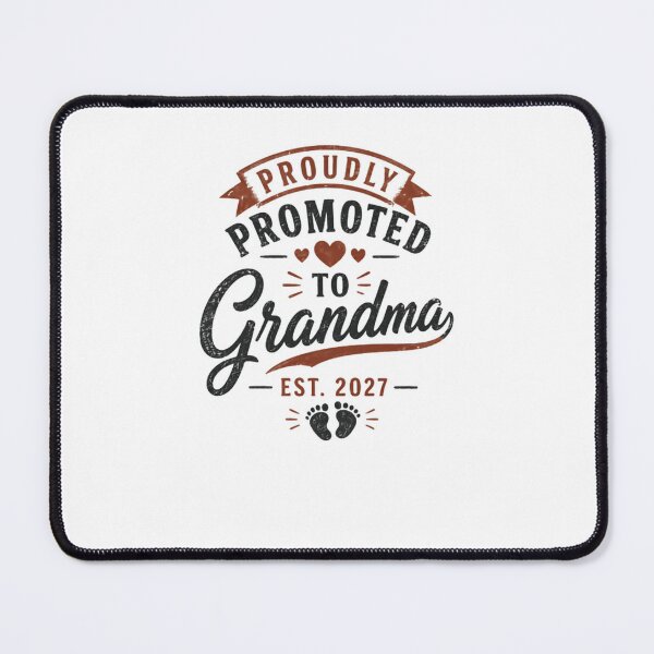 Item preview, Proudly Promoted To Grandma Est. 2027 New Grandmother Pregnancy Announcement designed and sold by JonesFlora2025.