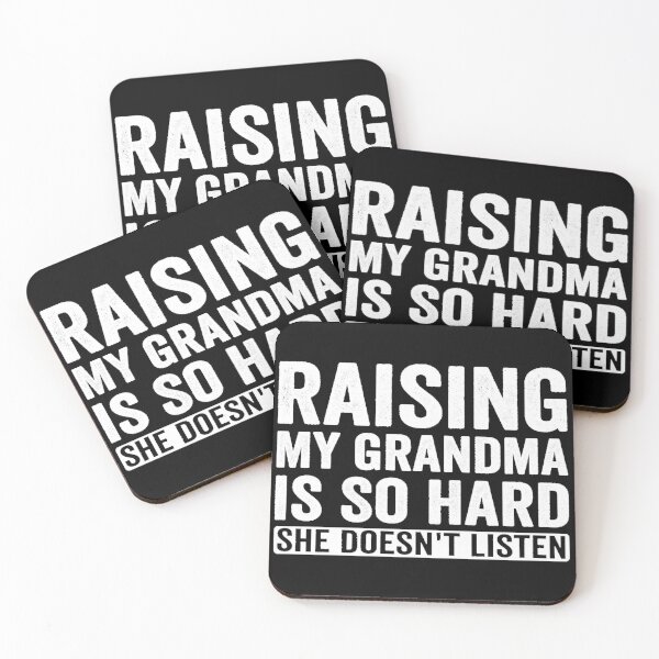 Item preview, Raising My Grandma is So Hard He Doesn't Listen Family Humor Premium Tri-Blend  designed and sold by Altenpendinton.