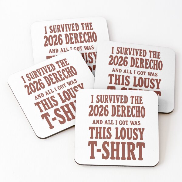 Item preview, I Survived the 2026 Derecho Funny Storm Survivor designed and sold by ostenlee.
