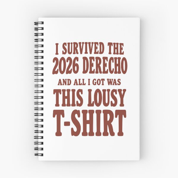 Item preview, I Survived the 2026 Derecho Funny Storm Survivor designed and sold by ostenlee.