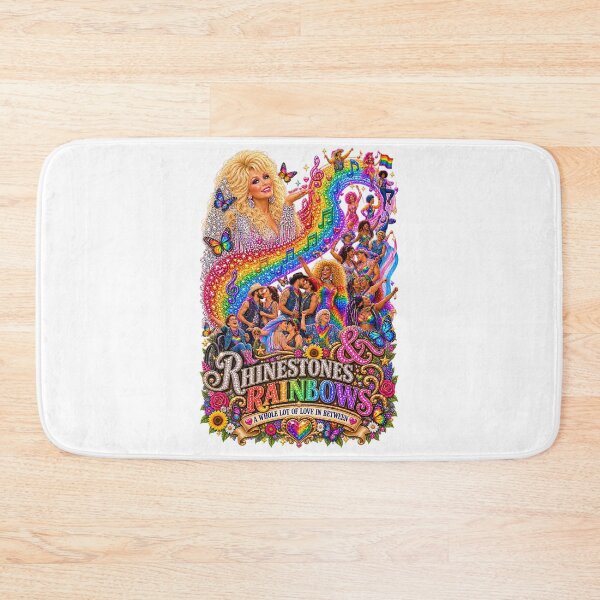 Item preview, COLLECTION - THE DOLLY EFFECT ✨ -  RHINESTONES & RAINBOWS - A WHOLE LOT OF LOVE IN BETWEEN - LGBTQIA2S+ PRIDE designed and sold by WheelieGdArt.