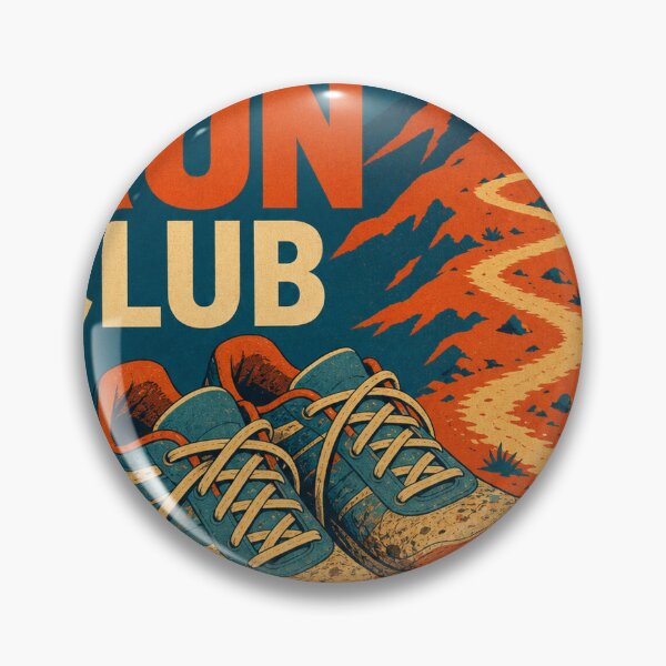 Item preview, Trail Running Retro Sixties Art designed and sold by VisualArtsOasis.
