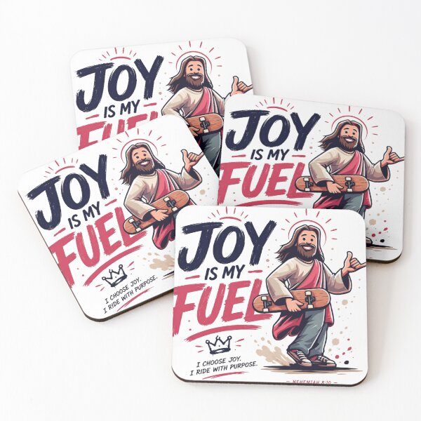 Item preview, Joy Is My Fuel Jesus Skateboarding designed and sold by Noirvasca.
