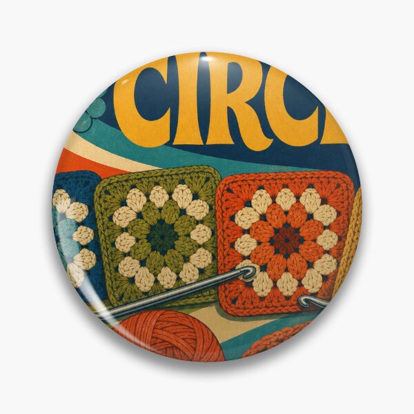Item preview, Crochet Retro Sixties Art designed and sold by VisualArtsOasis.