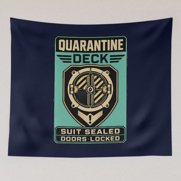 Item preview, Galactic Federation Quarantine Notice designed and sold by agearb.