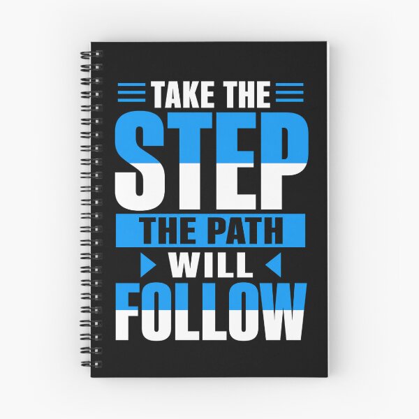 Item preview, Take the Step – The Path Will Follow Motivational Quote designed and sold by the-dovlat.