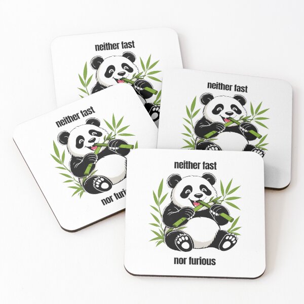 Item preview, Neither Fast, Nor Furious Panda designed and sold by MaddyDesignsCo.