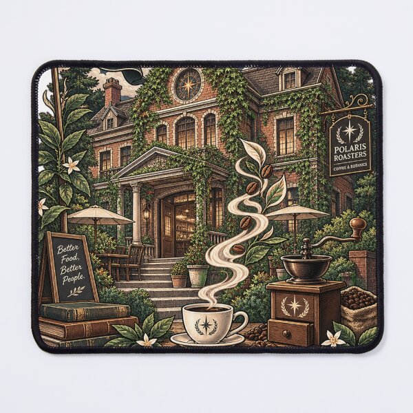 Item preview, Vintage Botanical Coffee House Poster designed and sold by NzrProcreate.