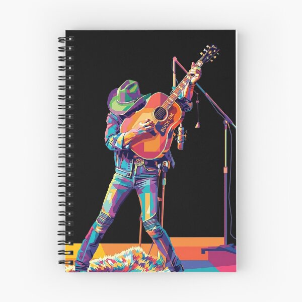 Item preview, Dwight Yoakam Guitarist Colorful Pop Art designed and sold by SiksisArt.