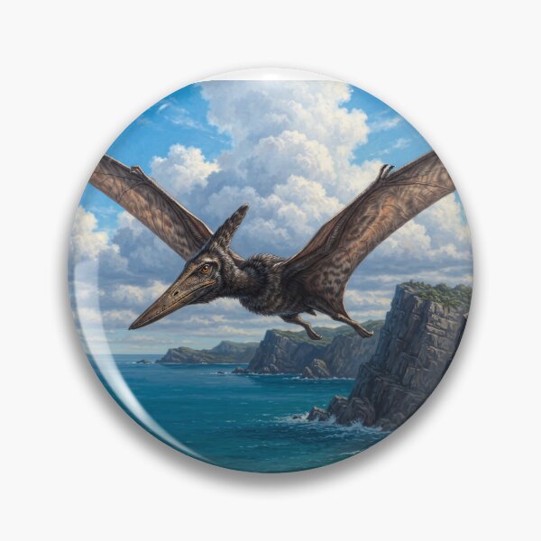Item preview, Realistic Pteranodon Paleoart, Cretaceous Dinosaur Illustration III designed and sold by Yaremchuk.