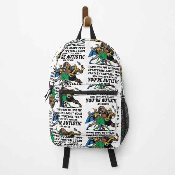 Item preview, How Come It’s Always You’re Autistic Fantasy Football Humor designed and sold by ViniBall.
