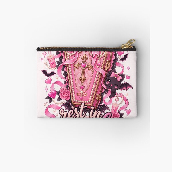 Item preview, Rest In Pink Cute Coquette Coffin – Pink Halloween Pastel Goth Girly Gift designed and sold by SaNaCreation13.