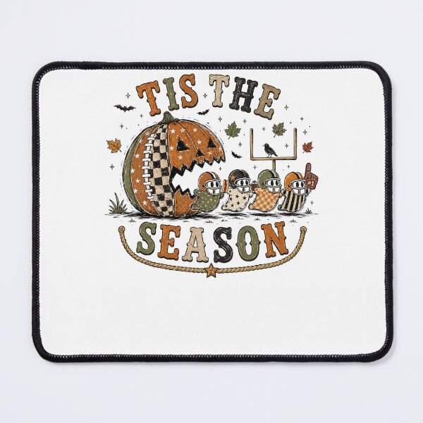 Item preview, Tis the Season Football Halloween Pumpkin Ghosts Fall Sports Spooky designed and sold by CatiaStudioArt.