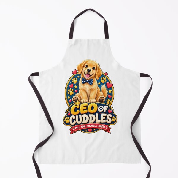 Item preview, Golden Retriever CEO of Cuddles designed and sold by PrintBreeze.