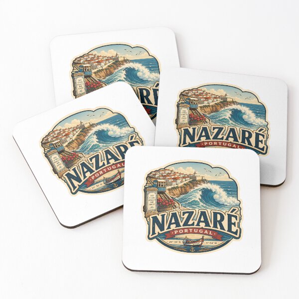 Item preview, Nazaré Portugal Vintage Surf & Lighthouse Big Wave Atlantic Coast designed and sold by LittleArij.