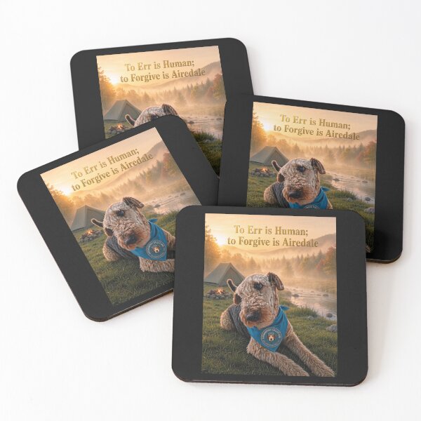Item preview, Shenandoah Valley Girl --To Err is Human; to Forgive is Airedale designed and sold by ShenandoahValleyGirl.
