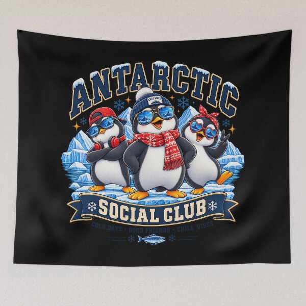 Item preview, Antarctic Chill Vibes Social Club designed and sold by Side Quest Co..