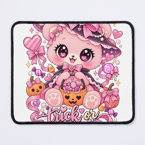 Item preview, Trick Or Treat Cute Coquette Pink Bear – Halloween Girly Kids Kawaii Gift designed and sold by SaNaCreation13.