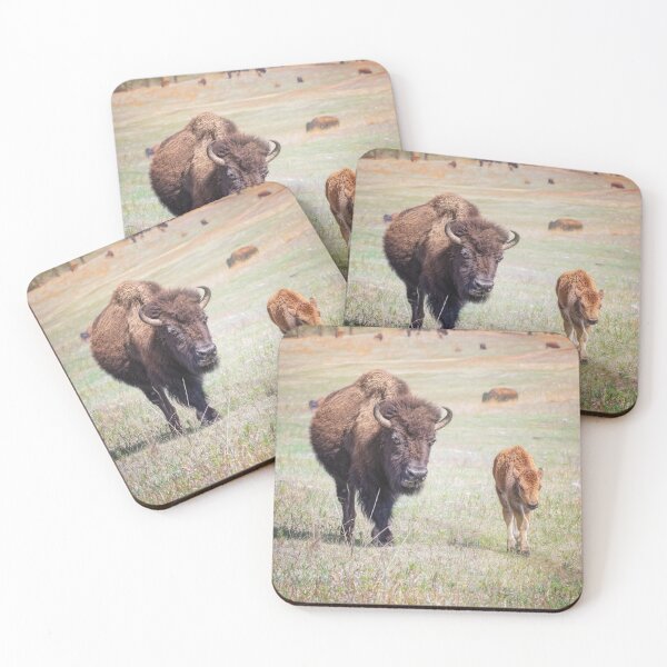 Item preview, Bison Herd in Custer State Park SD 2 designed and sold by PhotoArt by Joan Carroll.