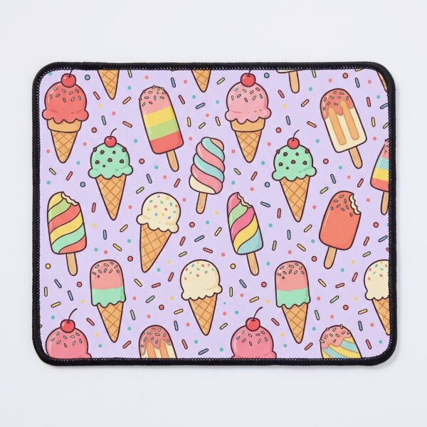 Item preview, Cute Ice Cream And Popsicles Seamless Pastel Pattern designed and sold by StickVerse by Owais.