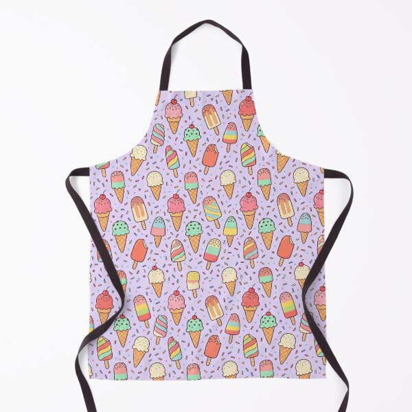 Item preview, Cute Ice Cream And Popsicles Seamless Pastel Pattern designed and sold by StickVerse by Owais.